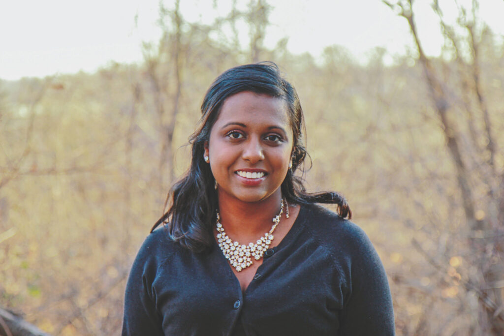 Portrait photo of Nisha Sarveswaran, chief executive officer of Ecoli-Sense